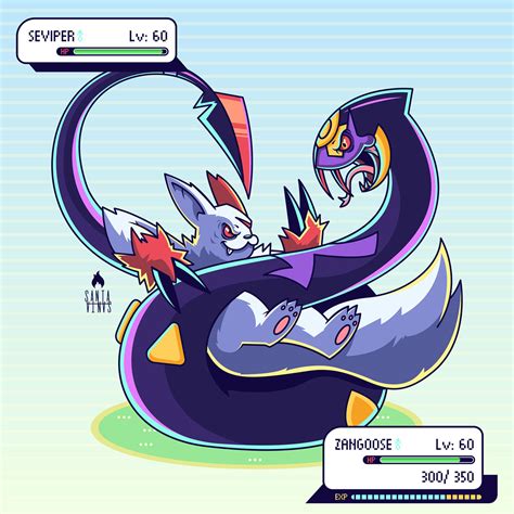 zangoose vs seviper.